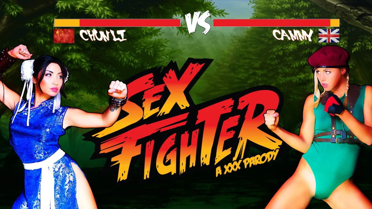 Sex Fighter: Chun Li vs. Cammy (XXX Parody) - LezdomBliss