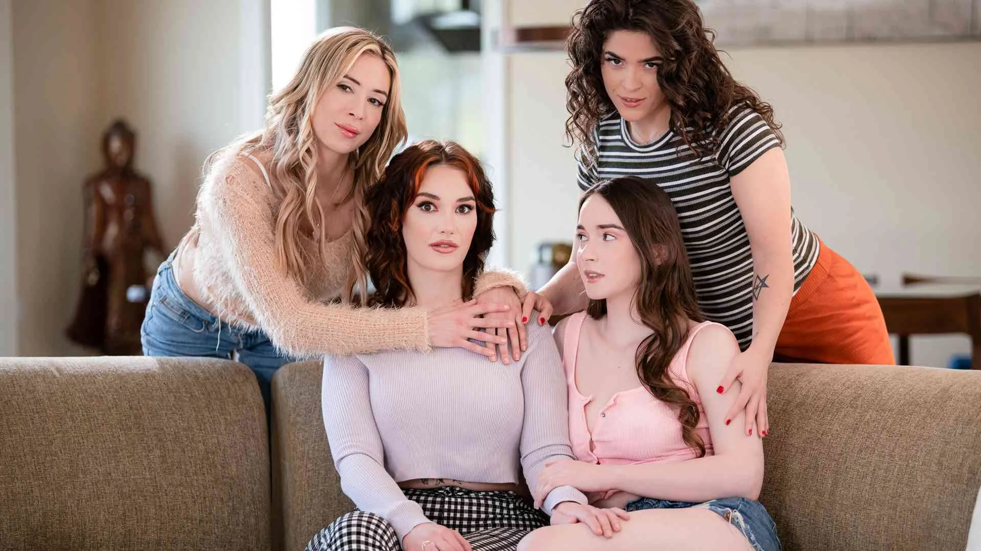 Family & Sitters, Reunited!, Scene #01 - Girlsway